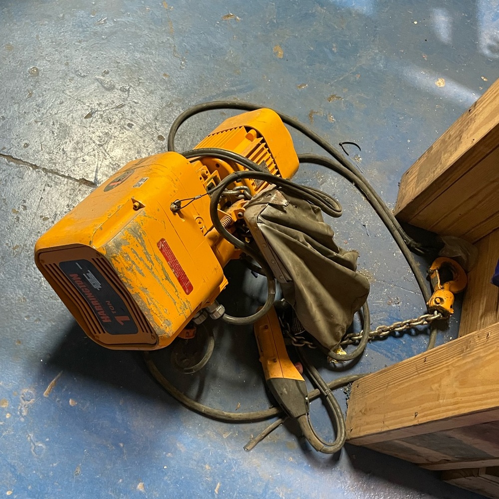 Harrington 1 ton 3phase chain hoist